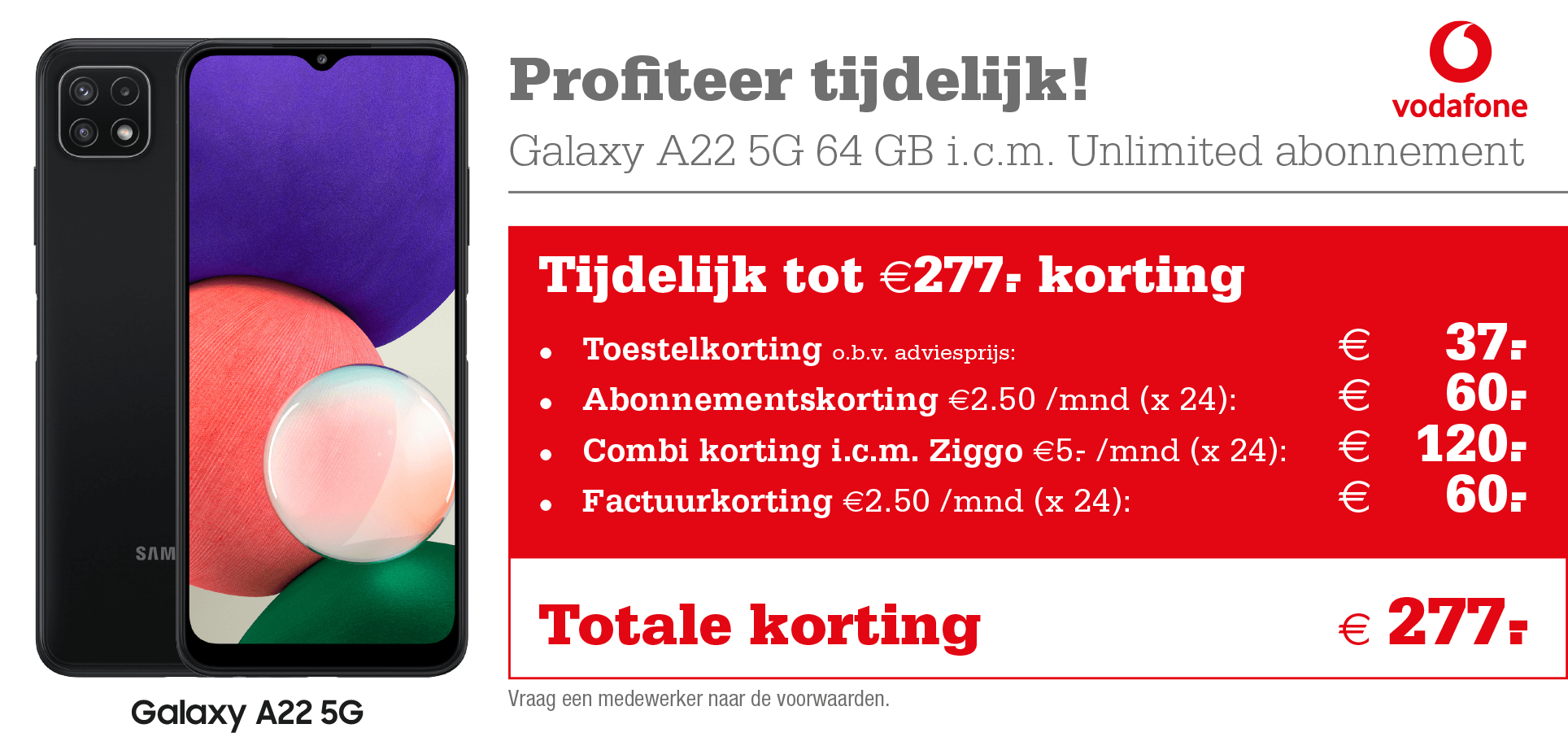 aanbieding samsung telefoon